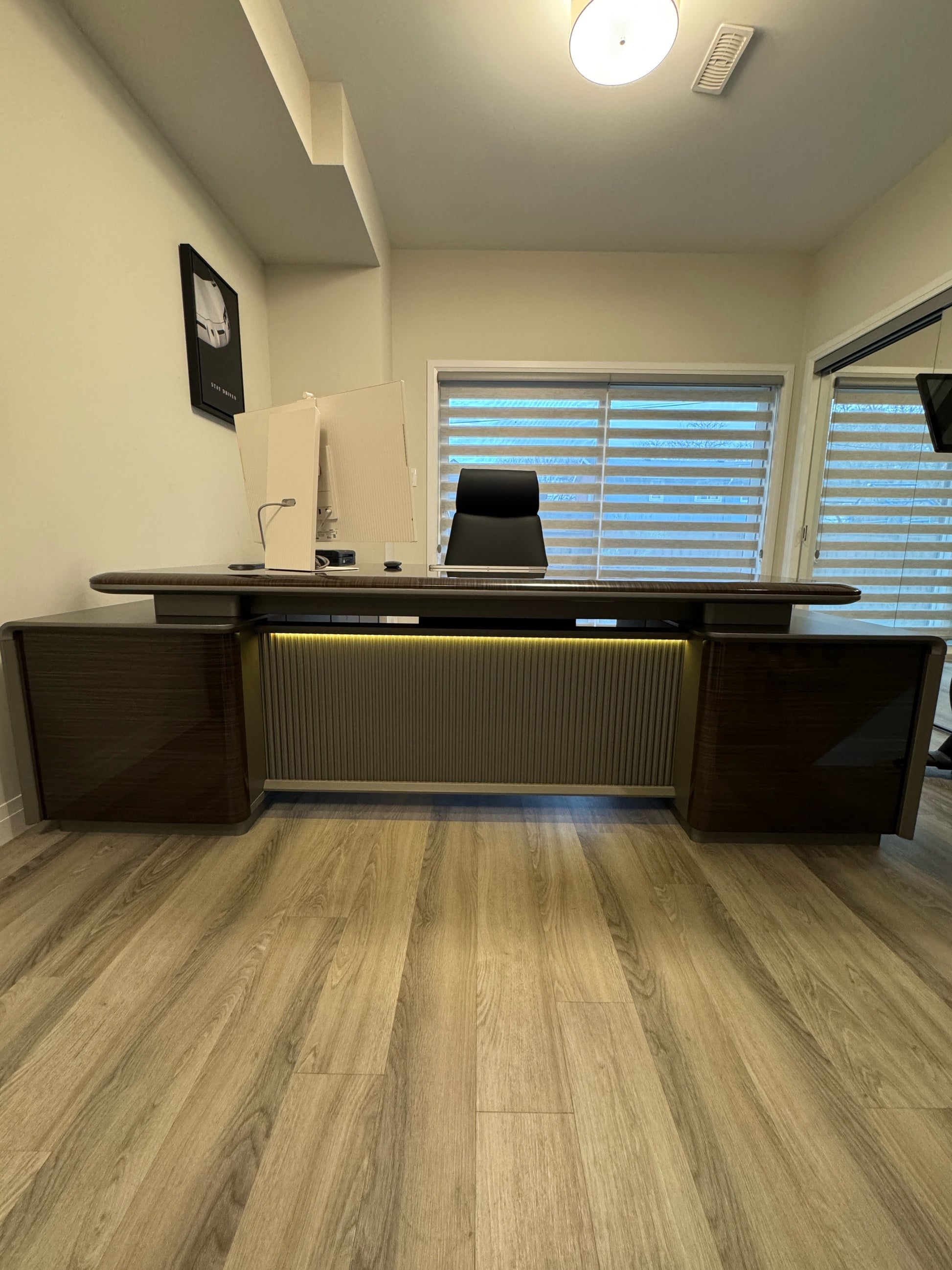 Obsidian Executive Desk