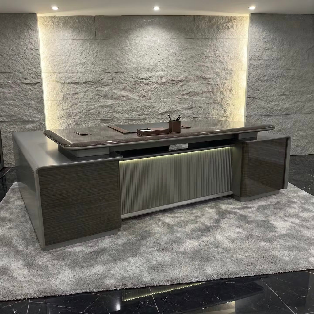 Obsidian Executive Desk